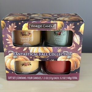 Yankee Candle Four Pack Mini Candle Fall Gift Set